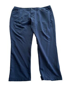 Public Rec Pants Mens 44x30 Blue Golf Stretch Lightweight Performance